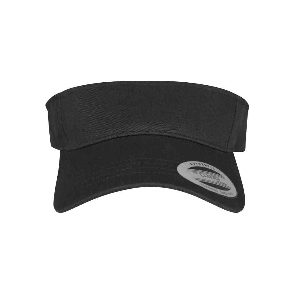 Flexfit - Curved Visor Cap black one size Visor - Black